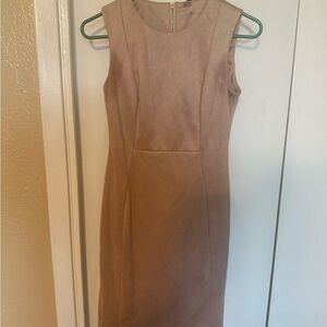 Calvin Klein Tan Midi Dress